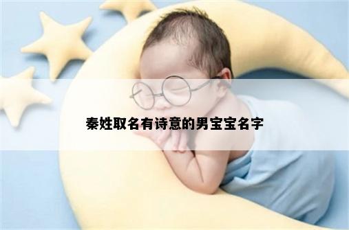 秦姓取名有诗意的男宝宝名字